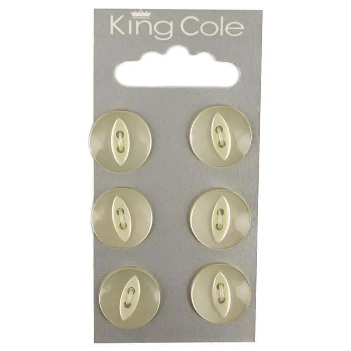 Fish-Eye Buttons – Yellow (Medium)