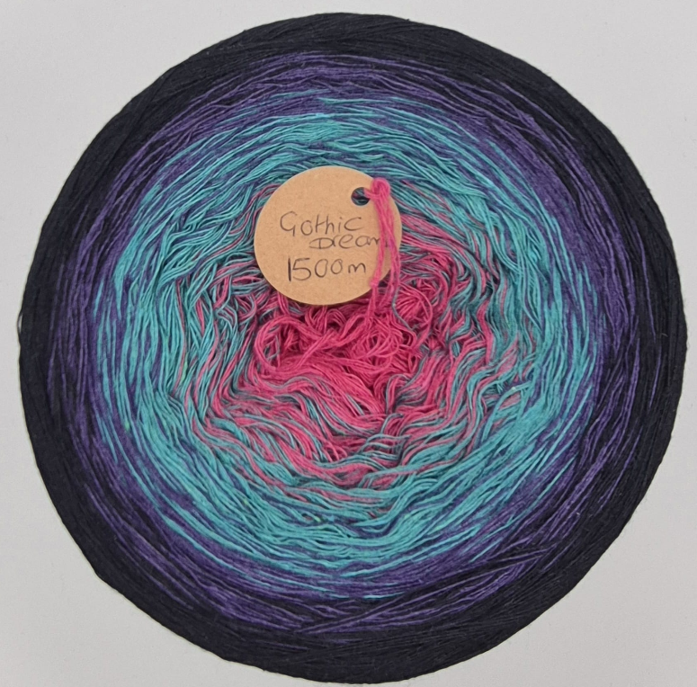 Rainbow Dandelion Crochet 4ply Yarn Cakes - 1500 Metres