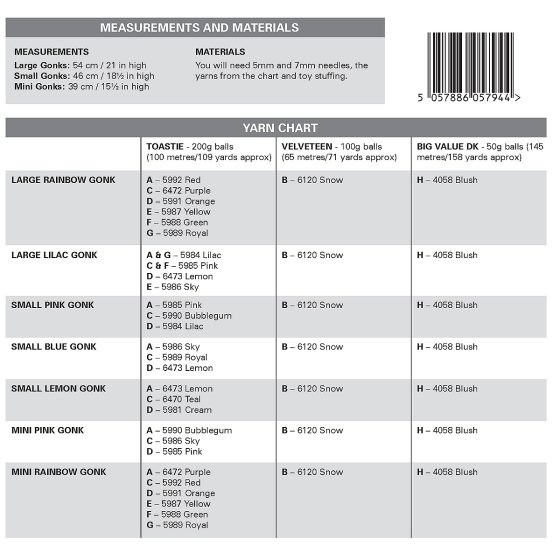 King Cole Pattern 9213