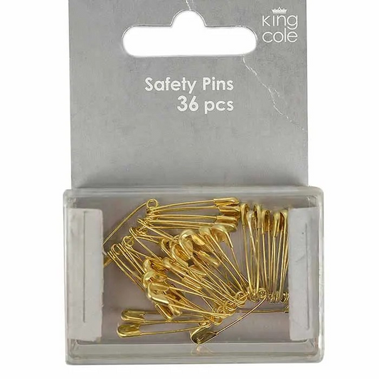 Safety Pins Assorted (Gilt)