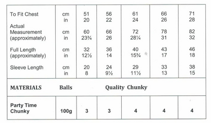 James C. Brett Pattern JB770