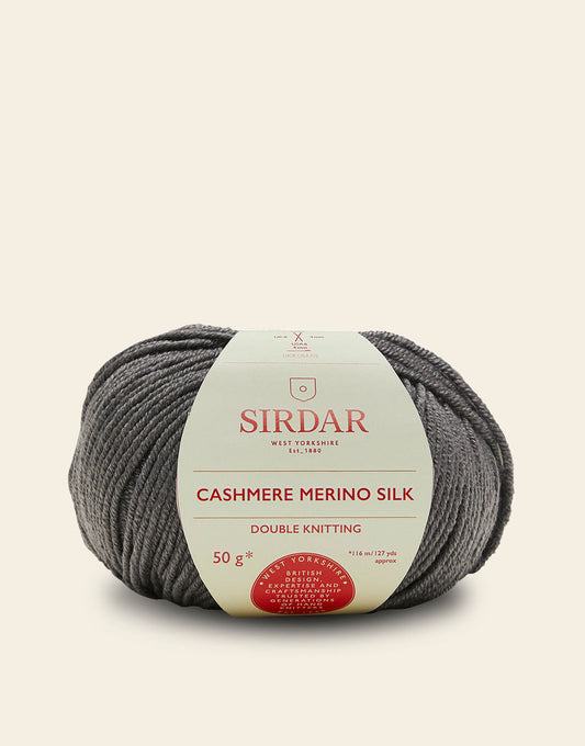 Sirdar Cashmere Merino Silk - Soft Pewter