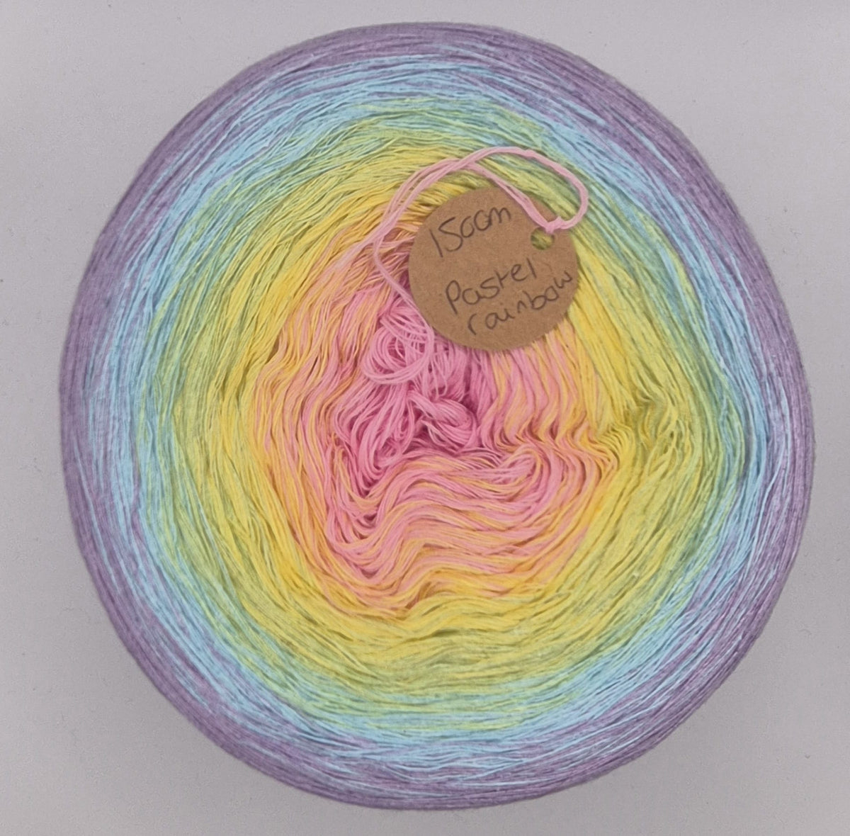 Rainbow Dandelion Crochet 4ply Yarn Cakes - 1500 Metres