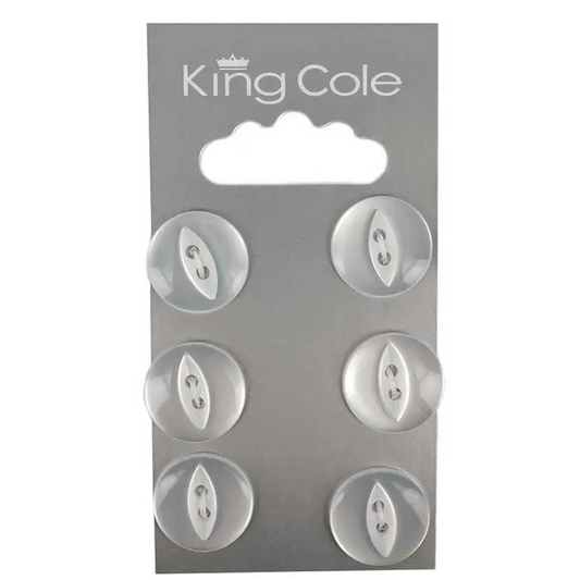 Fish-Eye Buttons – Clear (Medium)